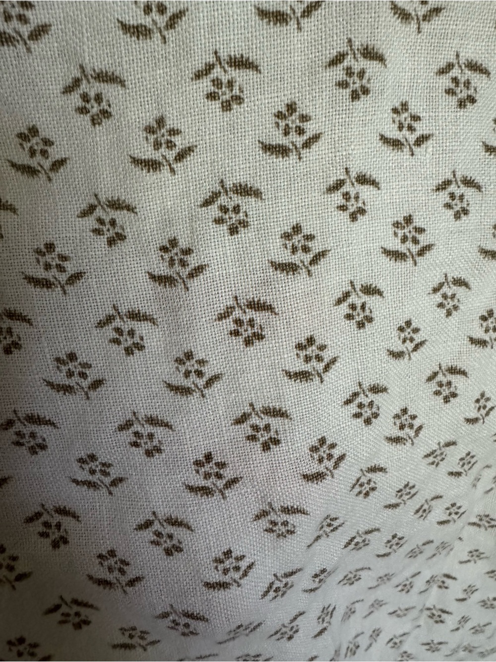 Bohemia 100% Linen Sleeveless Cream Collared Button-Front Dress Size Medium - Picture 6 of 12